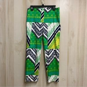 Trina Turk Moss Side Zipper Straight Leg Pants Size 6
